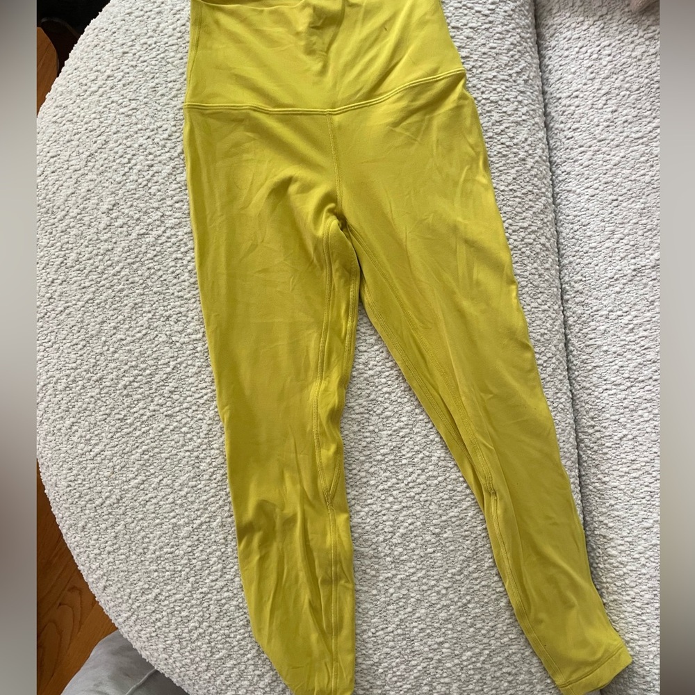 Yellow Lululemon Leggings